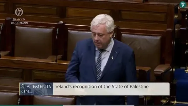 Gazzeli çocuklar için gözyaşı döktü! İrlandalı vekil katil Netanyahu’ya ateş püskürdü: Umarım cehennemde yanarsın