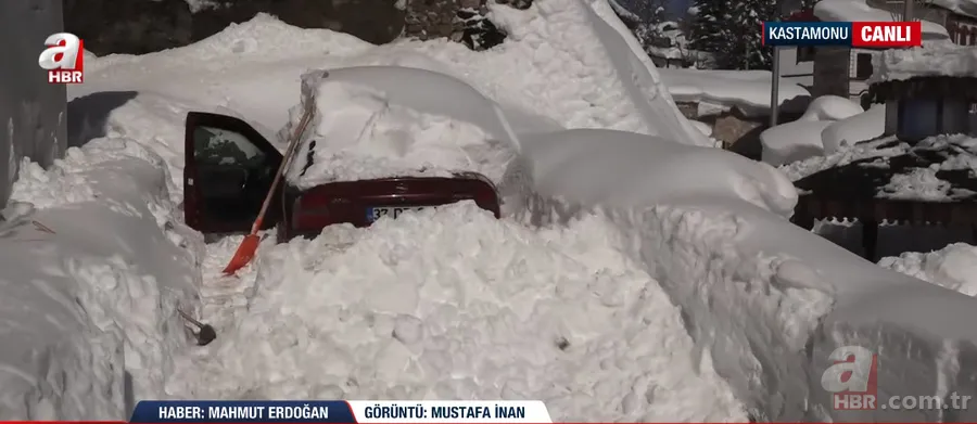 Görüntüler Sibirya’dan değil Türkiye’den! A Haber canlı yayınında şoke eden anlar 11