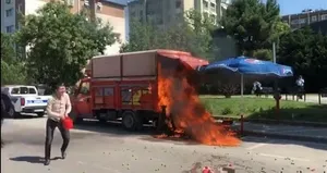 CHP’li belediyenin zulmüne dayanamadı kamyonu ateşe verdi!
