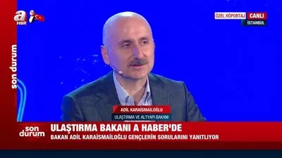 Bakan Karaismailoğlu müjdeyi canlı yayında açıkladı
