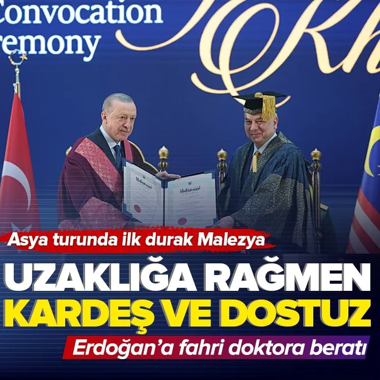 Erdoğan’dan Malezya’da kardeşlik mesajı