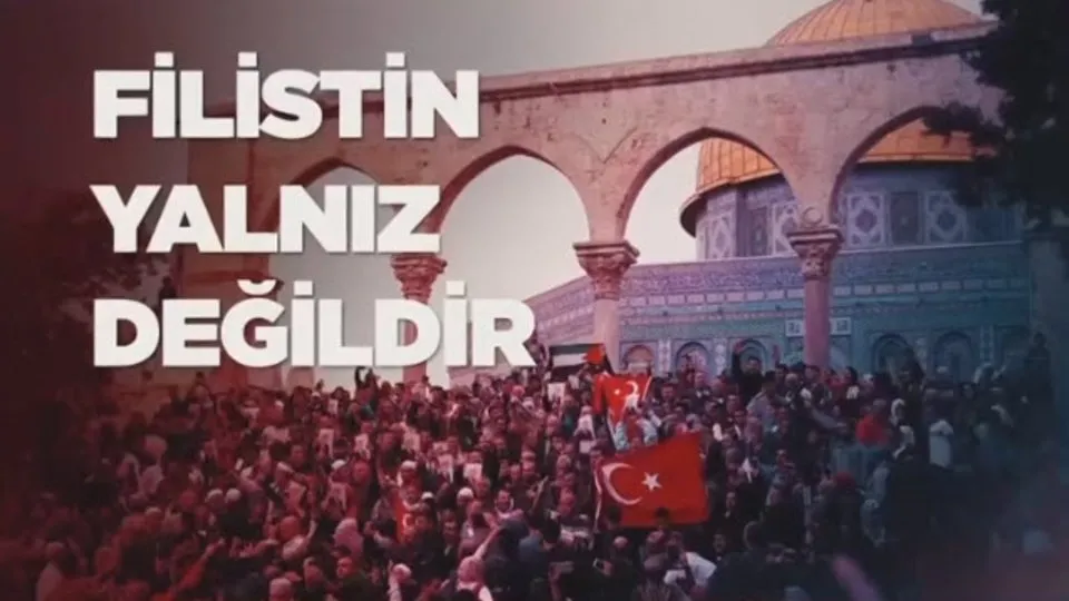 Başkan Erdoğan bu video ile gözler önüne serdi: FİLİSTİN YALNIZ DEĞİLDİR