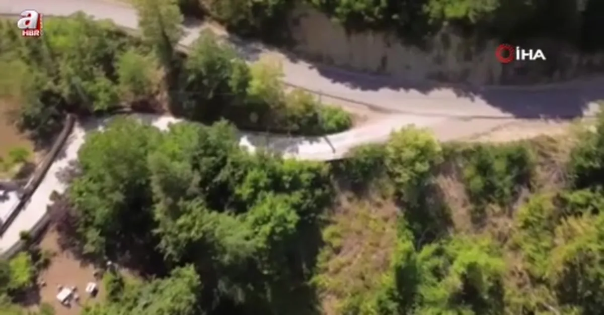 Sinop'ta tehlikeli yol