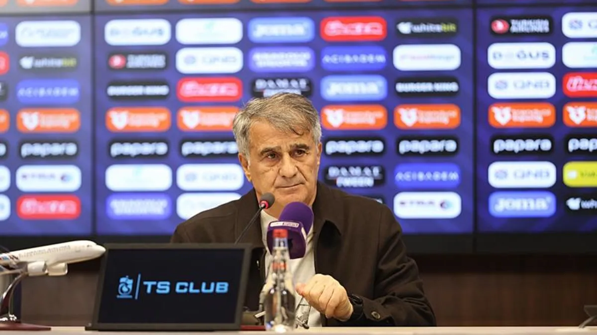 Trabzonspor'un teknik direktörü Şenol Güneş'ten istifa tezahüratlarına cevap! "Taraftarı mutlu edecekse..."