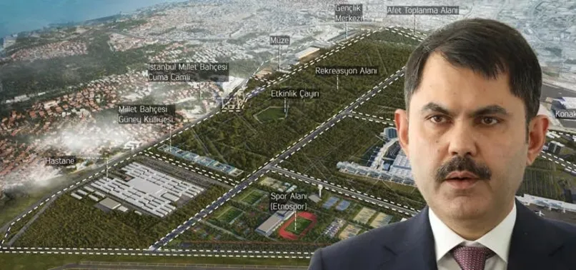 Bakan Kurum'dan millet bahçesi mesajı: Dünyanın hiçbir yerinde yeşile muhalefet bulamazsınız