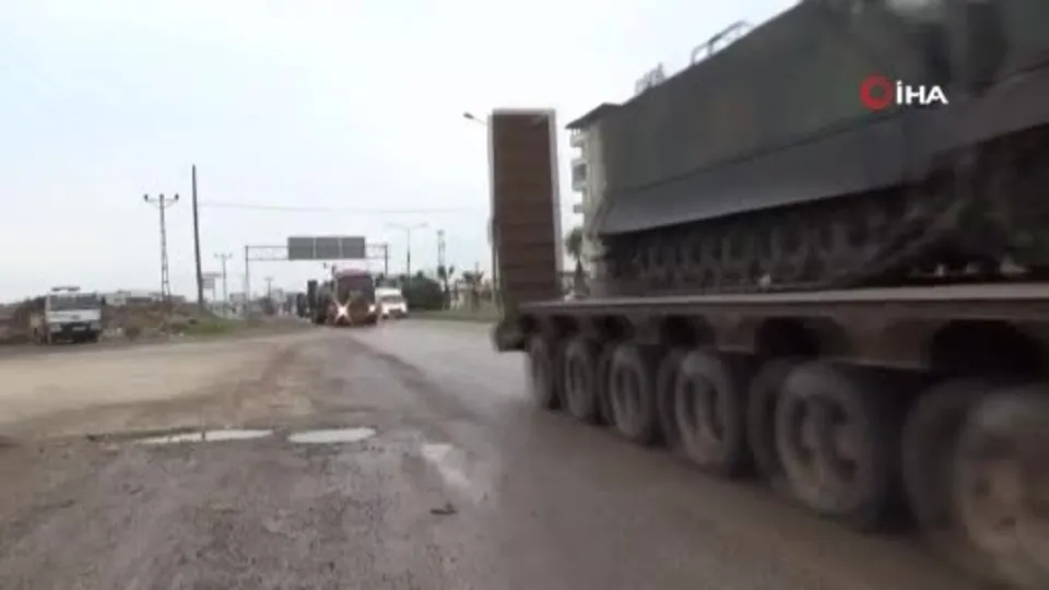 Suriye sınırına askeri sevkiyat | Video