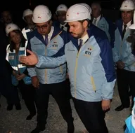 Bakan Albayrak, Kırka Bor İşletmesinde incelemelerde bulundu