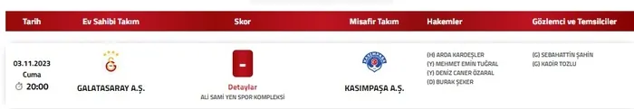 Fenerbahçe ile Trabzonspor derbisinin hakemi belli oldu? İşte 11. haftanın tüm hakemleri... - 3