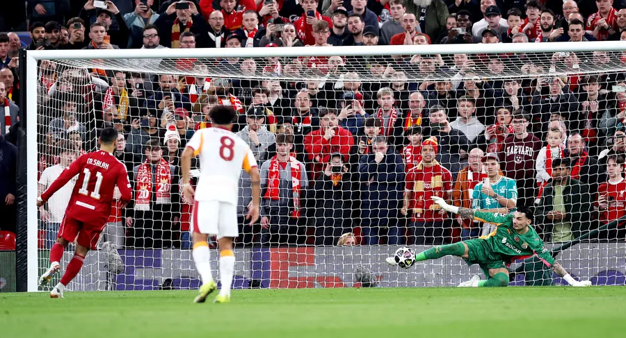 Liverpool - Galatasaray maçından görüntü