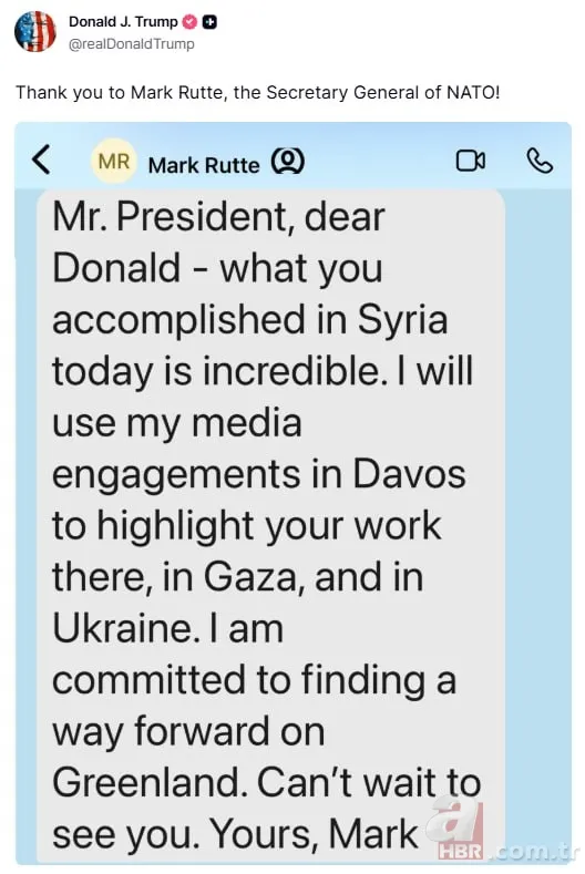 Rutte ve Macron'dan Grönland talebi! ABD Başkanı özel mesajları paylaştı 5