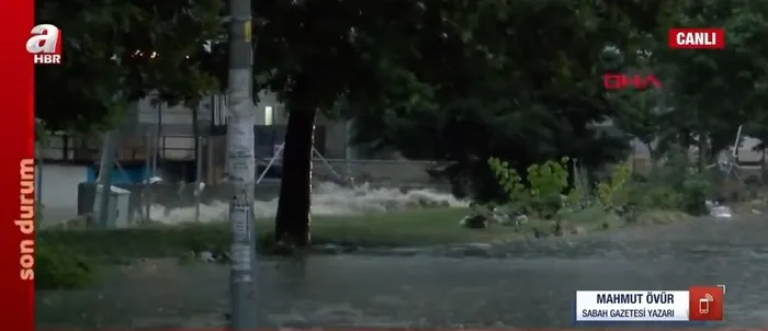 İstanbul’u sel vurdu! Ekrem İmamoğlu nerede? Sabah Gazetesi Yazarı Mahmut Övür: Allah Türkiye’yi İmamoğlu’ndan korusun!