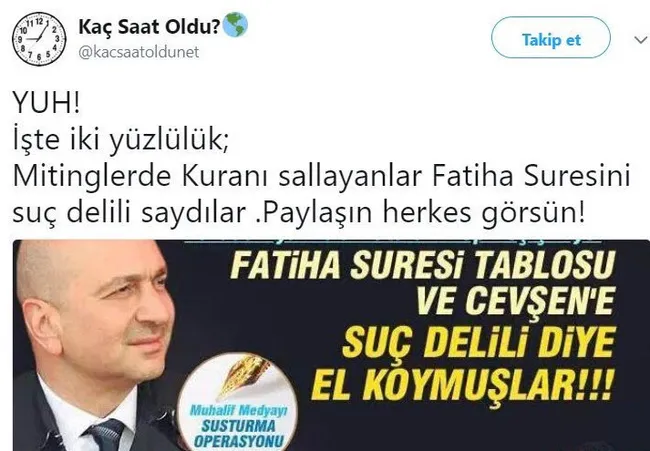 Son dakika: FETÖ’cü ‘Kaç Saat Oldu?’ isimli hesabın bir kullanıcısı daha yakalandı