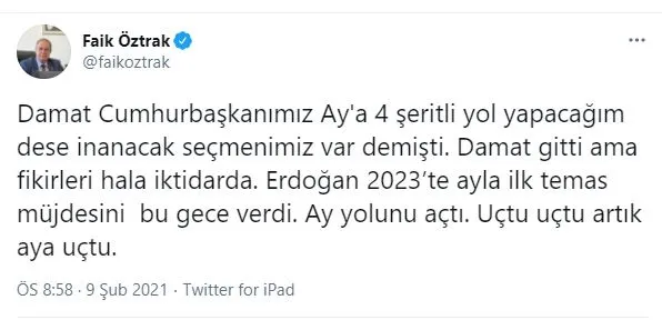CHP ve yandaşlarının Türkiye hazımsızlığı! Milli Uzay Programı rahatsız etti