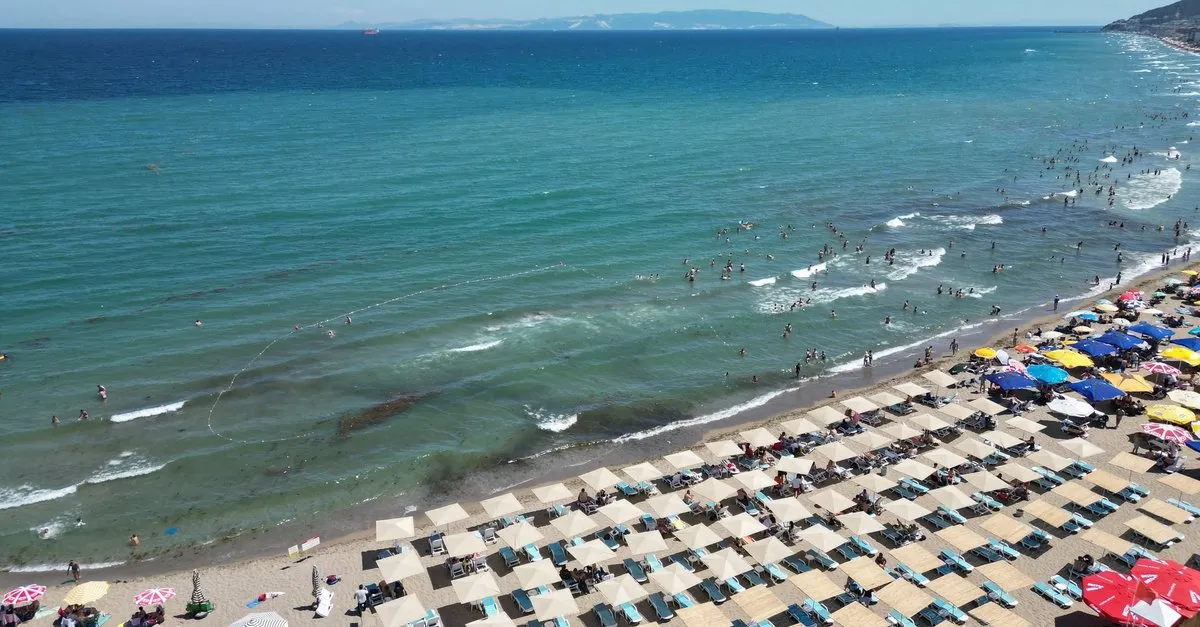 Tekirdağ sahillerinde bayram yoğunluğu