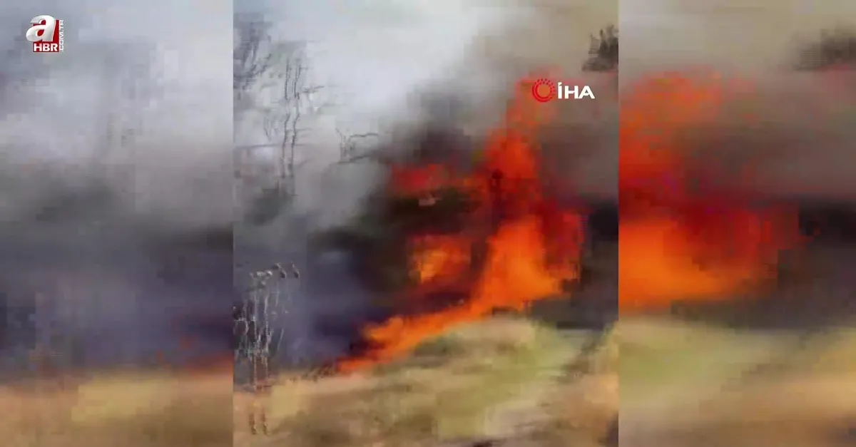 Bursa'da korkutan yangın