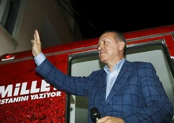 Cumhurbaşkanı Erdoğan'dan Yenikapı tweeti
