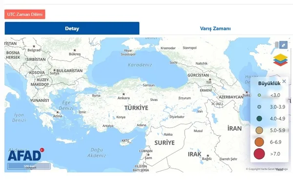 AFAD: Ege Denizi'nde 4.3 büyüklüğünde deprem oldu | 2023 AFAD son depremler - 2
