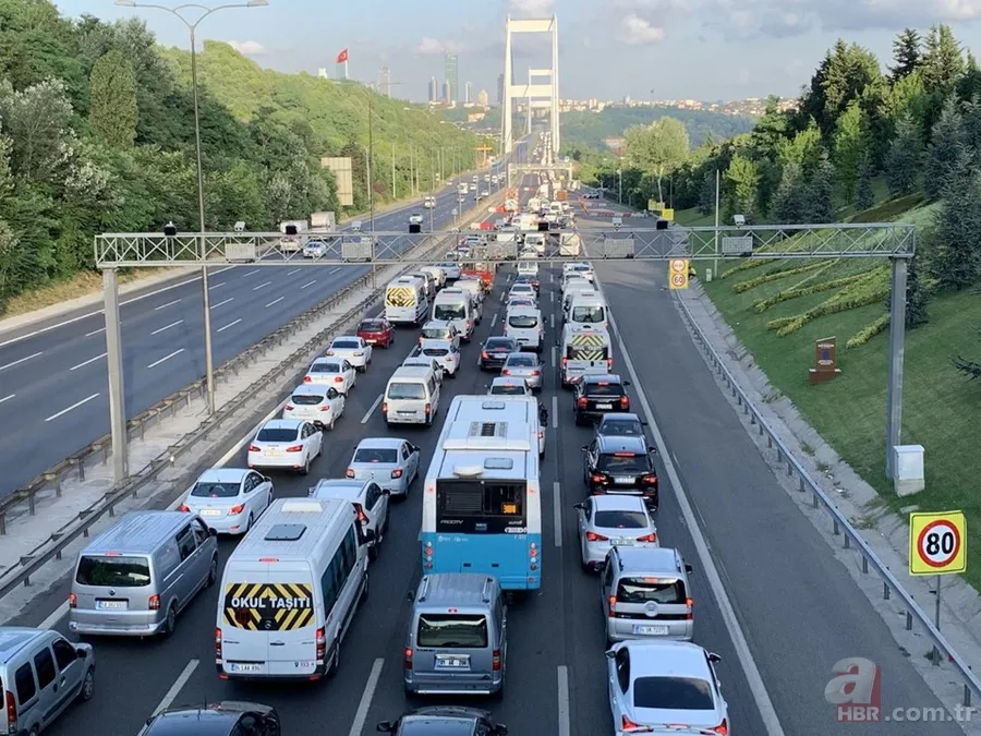 FSM'de onarım başladı! Trafik haritası kırmızıya döndü 10