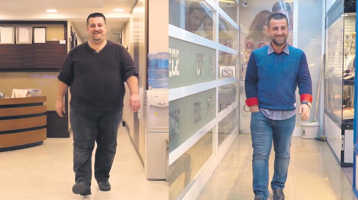 14 ayda 100 kilo verdi