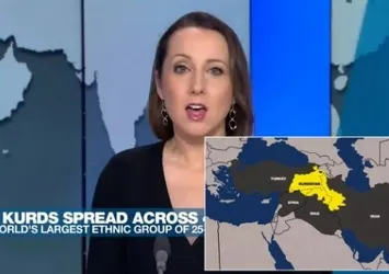 France 24’ten skandal yayın! Türkiye haritasında sözde “Kürdistan” propagandası