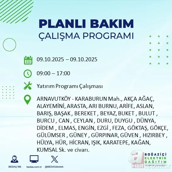 Hazırlıklı olun! İstanbul’da 20 ilçede elektrik kesintisi: Hangi ilçelerde kesinti olacak, ne zaman gelecek? 2