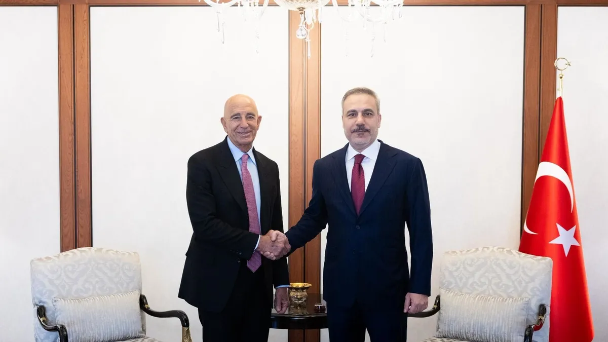 Bakan Fidan ABD'nin Ankara Büyükelçisi Barrack'ı Ankara’da kabul etti