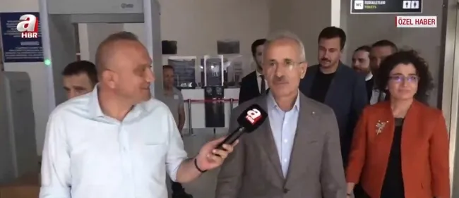 Ulaştırma Bakanı ile bir gün! Bakan Uraloğlu’nun Balıkesir ziyaretini A Haber takip etti