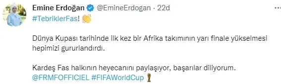 baskan-erdogandan-dunya-kupasinda-yari-finale-cikan-fasa-tebrik-1670700403214.jpg Başkan Erdoğan'dan Dünya Kupası'nda yarı finale çıkan Fas'a tebrik: Kardeşlerimi kutluyorum - 2