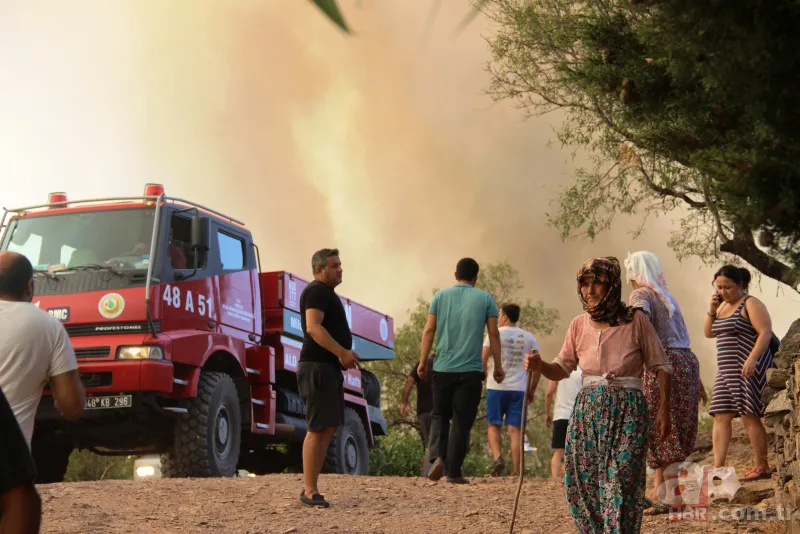 Muğla'dan art arda yangın haberleri! Köylüler evlerini terk ediyor 10