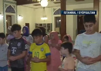 Hasan Kalyoncu Camii Camping yaz kursunda farklı eğitim! Hem Kur’an-ı Kerim hem de beceri öğreniyorlar