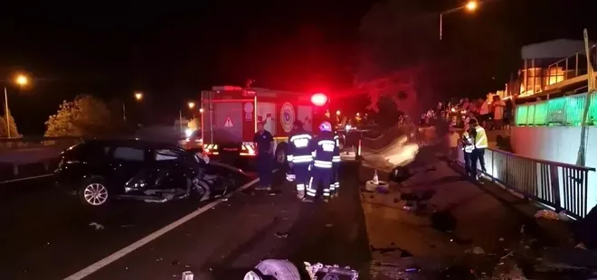 Tekirdağ'da feci kaza: 5 yaralı