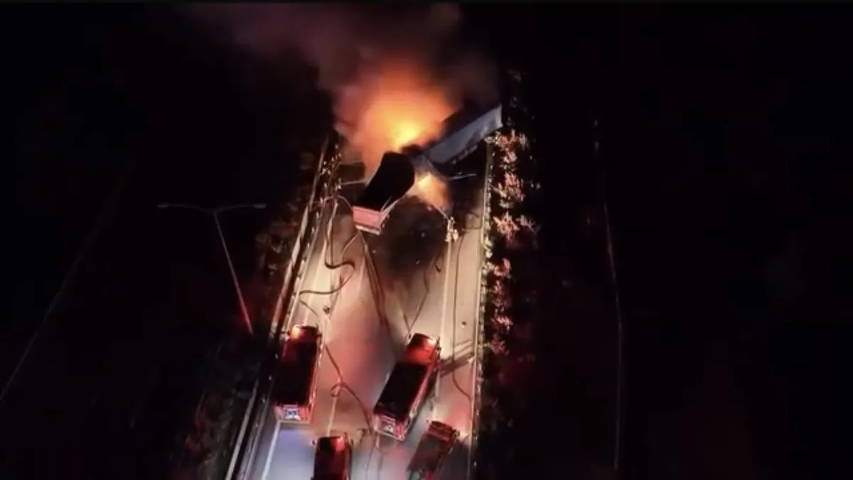 Manisa'da korkunç kaza! 2 tır çarpıştı: 2 yaralı