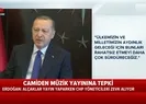 Başkan Erdoğandan camiden müzik yayınına tepki