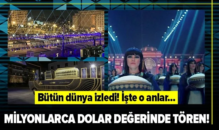 Mısır'da milyonlarca dolarlık tören! Onlarca tarihi mumya müzeye taşındı