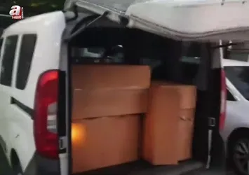 273 bin 600 makaron ele geçirildi