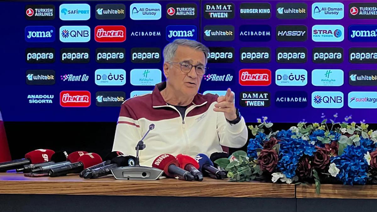 Şenol Güneş Trabzonspor'un hedeflerini açıkladı: Avrupa ve ilk 5 ihtimali...