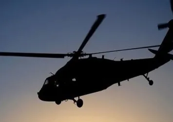Sudan'da helikopter düştü