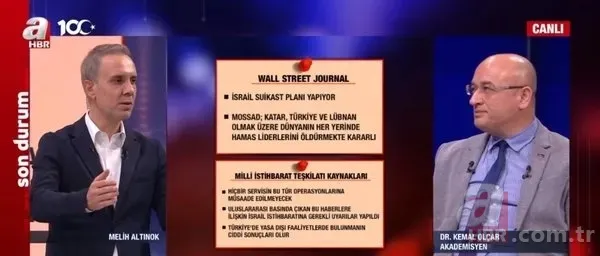 MOSSAD’ın olası operasyonunda Türkiye’nin karşı hamlesi ne olur? Emekli Albay ve Strateji Uzmanı İbrahim Keleş A Haber'de anlattı 10