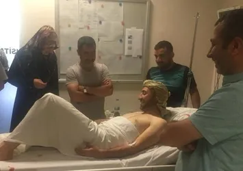 Pikniğe giden vatandaşlara ayı saldırdı