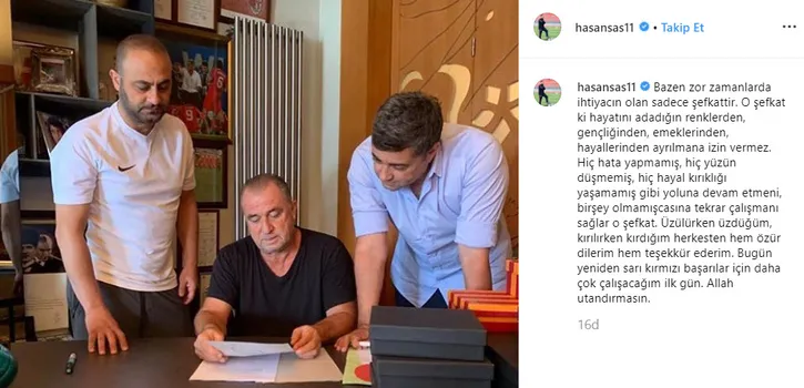 Son dakika: Galatasaray’da Hasan Şaş gelişmesi