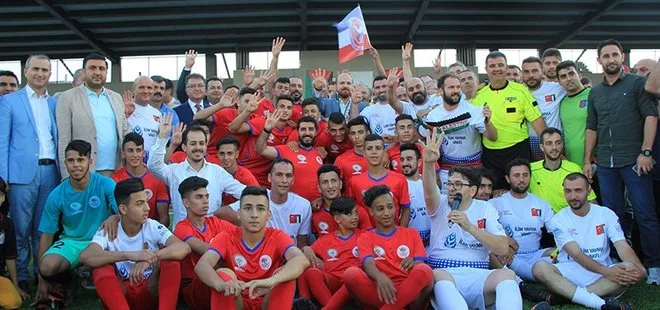 İZÜ Stadyumu Türkiye-Filistin dostluk maçıyla açıldı