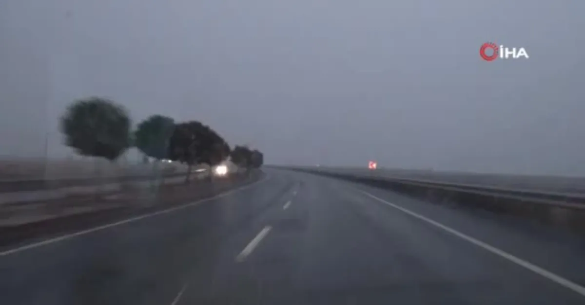 Şanlıurfa’da mevsimin ilk kar yağışı