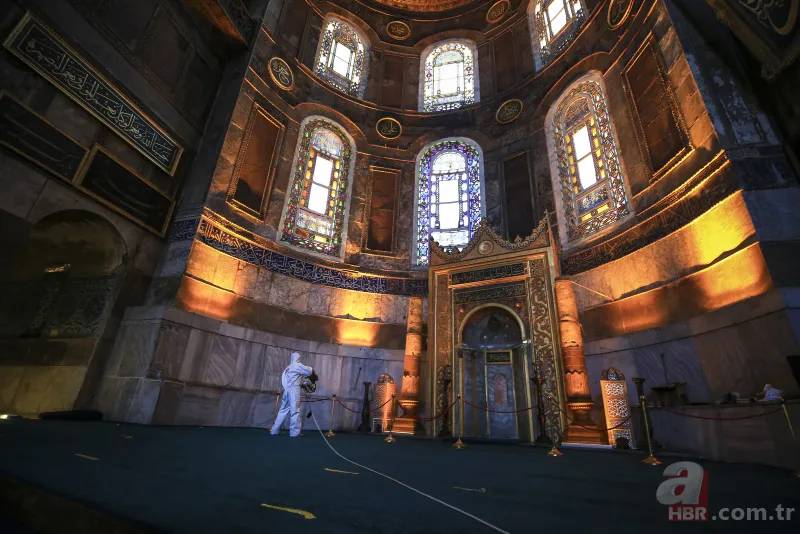 Ayasofya-i Kebir Cami-i Şerifi 86 yıl sonra ilk bayramına hazırlanıyor 12