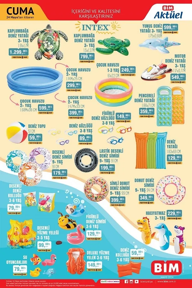 BİM 26 Mayıs aktüel ürünler kataloğu yayında! BİM’e 600kg taşıma kapasitene sahip şişme bot geliyor!
