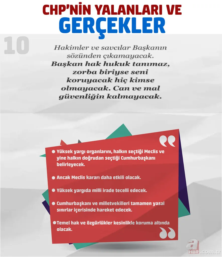 İşte CHP'nin referandum yalanları ve gerçekler 10