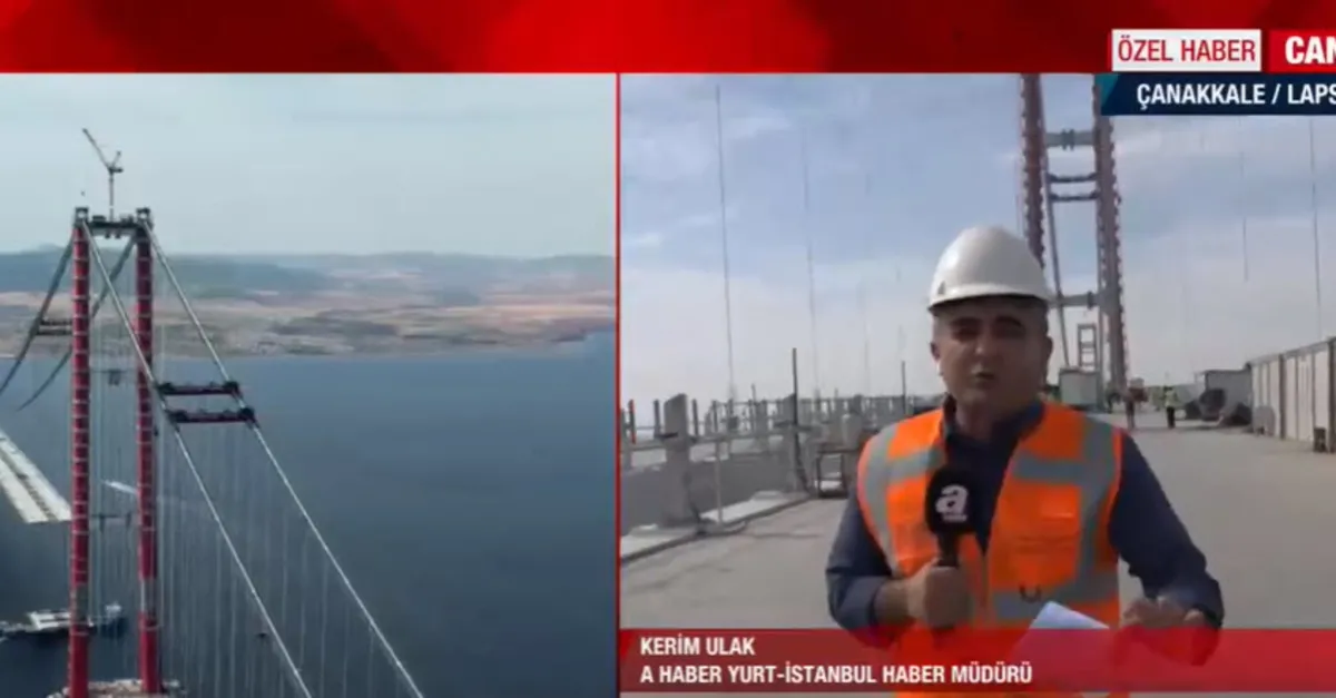 1915 Çanakkale Köprüsü ilk kez A Haber’de