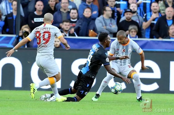 Diagne Galatasaraylıları çıldırttı! Club Brugge - Galatasaray maçına damga vuran an...
