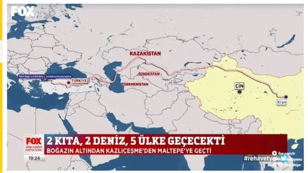 FOX TV’nin; Türkiye’den Çin’e giden ilk ihracat trenine yönelik haberinin yalan olduğu ortaya çıktı