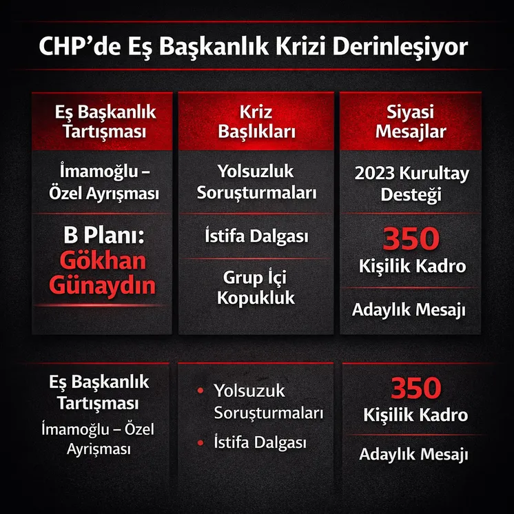 CHP’de ‘eş başkanlık’ krizi derinleşiyor: İmamoğlu’nun hamlesi Gökhan Günaydın mı? - 1