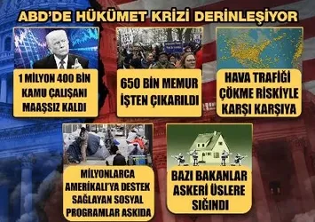 Amerikan rüyası kabusa döndü! Gaziler sokakta milyonlar maaşsız | İşte Trump'ın 'duvar krizi'nin acı faturası